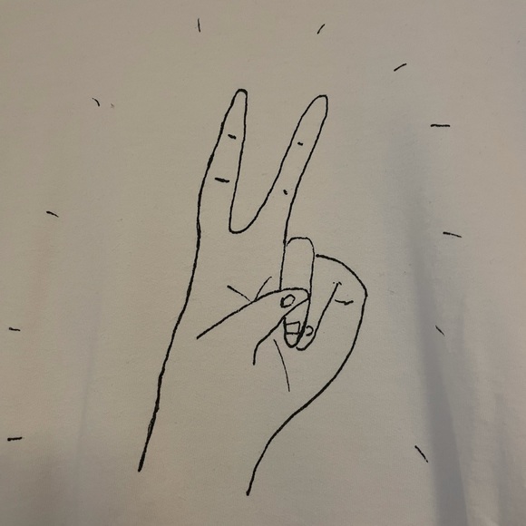 White Crewneck sweater - Picture 3 of 3